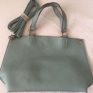 Vegan Light Green Satchel